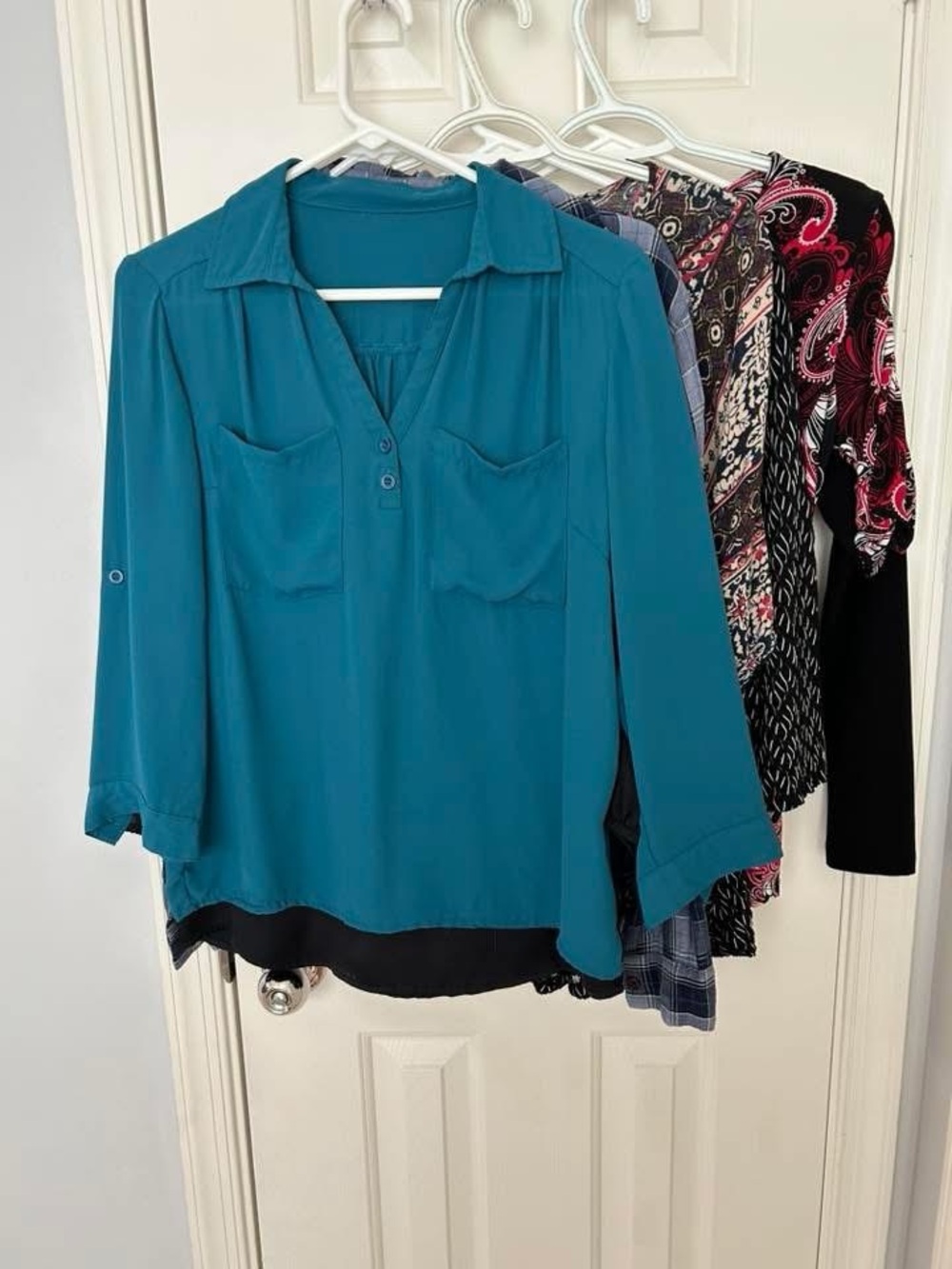 Lot of  7 Long Sleeves, 3/4 Sleeves for Work, Casual Ocassions